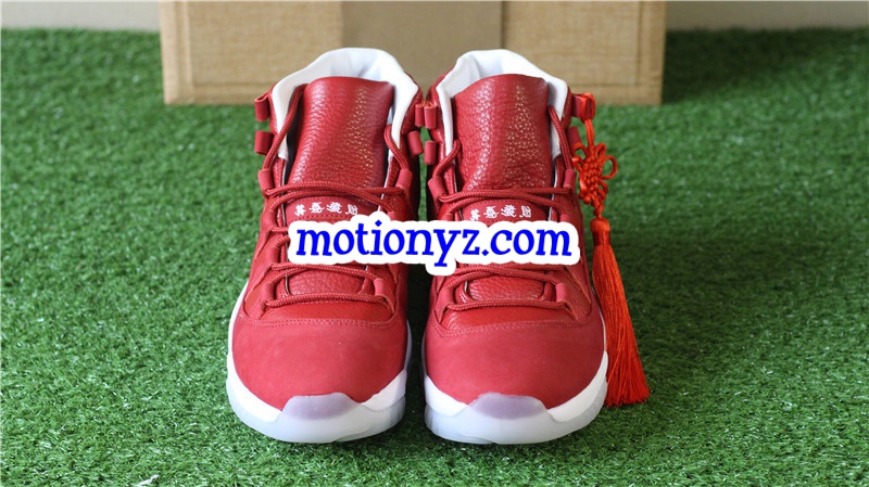 Authentic Air Jordan 11 Retro Chinese New Year Red